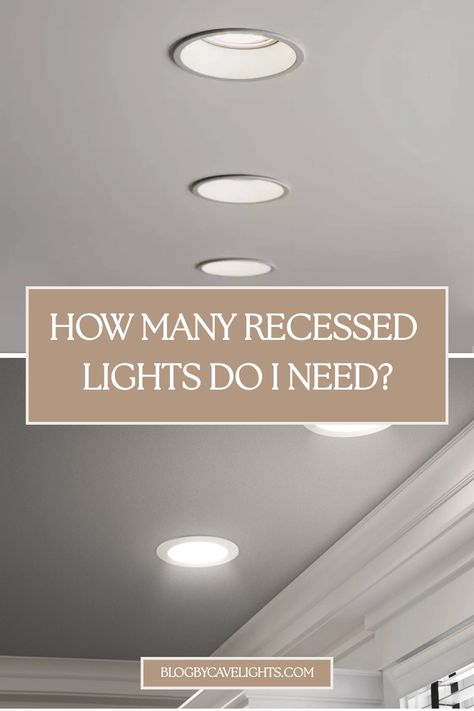 🏠 Brighten your home with the right number of recessed lights! Our article covers everything from puck lights to can lighting. Find out more! 🏠 Modern Recessed Lighting Living Room, Bedroom Pot Lights, Potlights Placement Ceilings, Adding Recessed Lighting Ceilings, Can Lights In Hallway, Vaulted Ceiling Recessed Lighting, Recessed Ceiling Ideas Master Bedrooms, Recessed Lighting Placement Living Room, Recessed Lighting Ideas