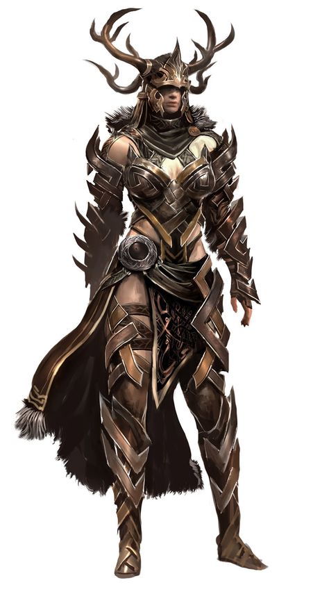 Viking Character, Female Elf, Female Armor, Guild Wars 2, Female Warriors, Guild Wars, Female Character Inspiration, Rpg Characters, Fantasy Armor