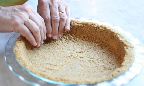 Cookie Crumb Crust Recipe, Crumb Pie Crust, Cookie Pie Crust Recipe, Cookie Pie Crust, Shortbread Pie Crust, Cookie Crust Recipe, Graham Cracker Pie Crust, Cracker Pie Crust, Homemade Graham Cracker