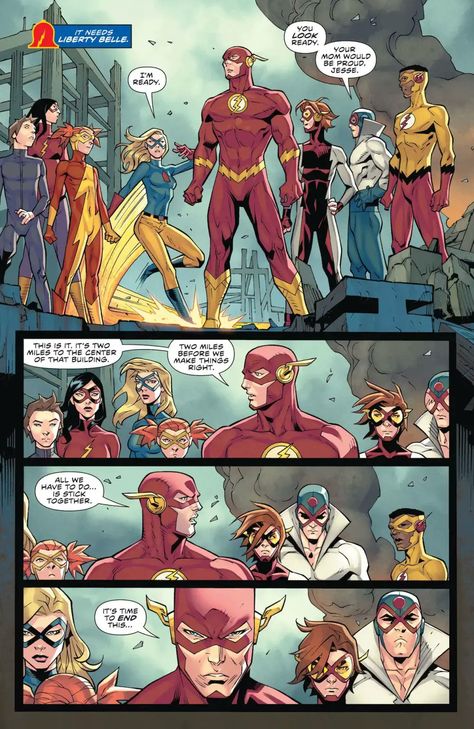 The Flash Family, Jesse Chambers, The Flash Comic, Comic Book Costumes, Booster Gold, Dc Flash, Bart Allen, Flash Family, Flash Comics