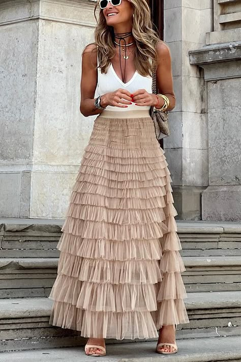 Tulle skirts outfit