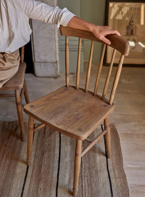 New – Rowen & Wren Pine Dining Chairs, Rustic Dining Chairs, Farmhouse Dining Rooms Decor, Antique Dining Chairs, Farmhouse Chairs, Farmhouse Dining Chairs, Rustic Chair, Oak Chair, Vintage Dining Chairs