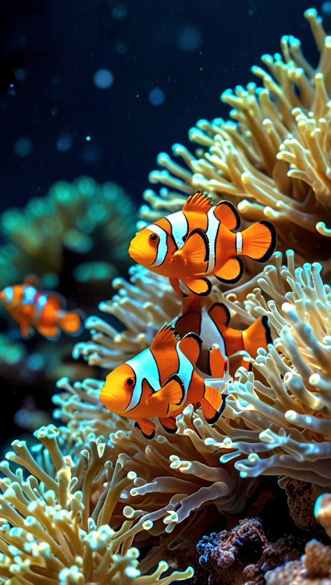 Sea Creatures Photos, Sea Animals References, Sea Animal Photography, Clown Fish Photography, Fish Pictures Photography, Ocean Fish Photography, Pretty Fish Ocean, Ocean Animals Photography, Poisson Aesthetic