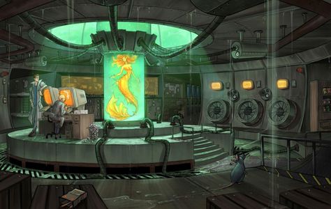 Sci Fi Experiment Lab, Laboratory Illustration Concept Art, Scifi Science Lab, Science Lab Background Concept Art, Futuristic Lab Concept Art, Fantasy Science Lab, Underground Laboratory Concept Art, Steampunk Laboratory Concept Art, Futuristic Laboratory Concept Art