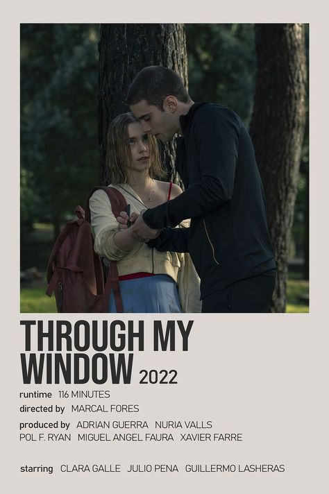 Through My Window, Clara Galle, Romcom Movies, Indie Movie Posters, Spanish Movies, Movies To Watch Teenagers, Netflix Movies To Watch, Film Netflix, Romance Film