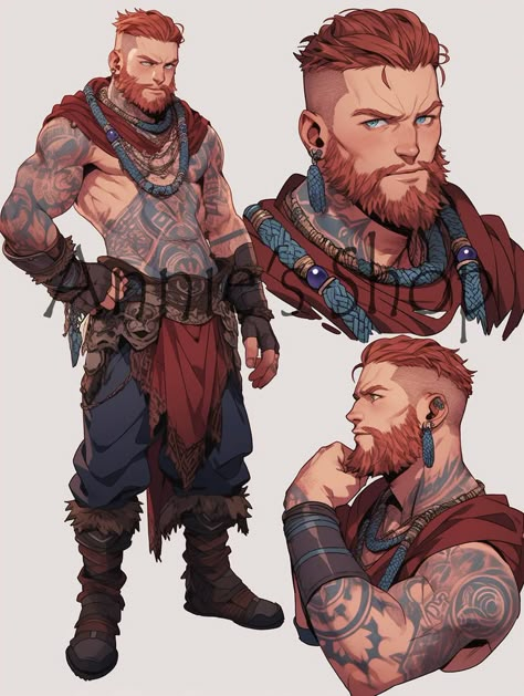 Last Kingdom, D D Character Ideas, Pathfinder Character, The Last Kingdom, Avatar Ideas, Dungeons And Dragons Characters, Dnd Art, Viking Tattoos, Arte Fantasy