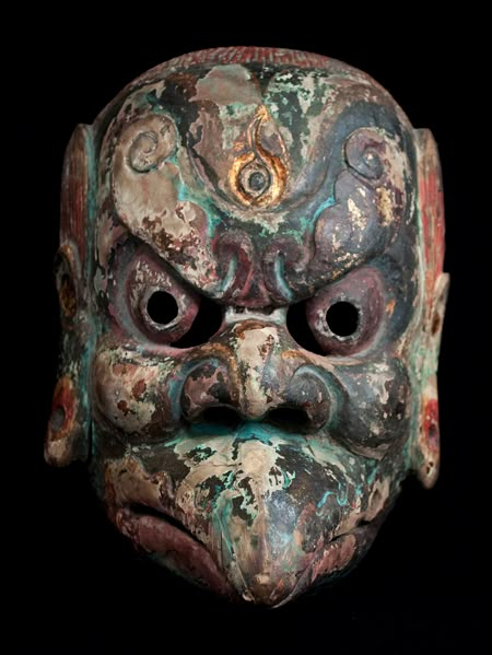 Chinese Mask, Mask Face Paint, Sichuan Province, Thunder God, Wood Mask, Horror Masks, Japanese Mask, Indigenous Tribes, Scary Mask