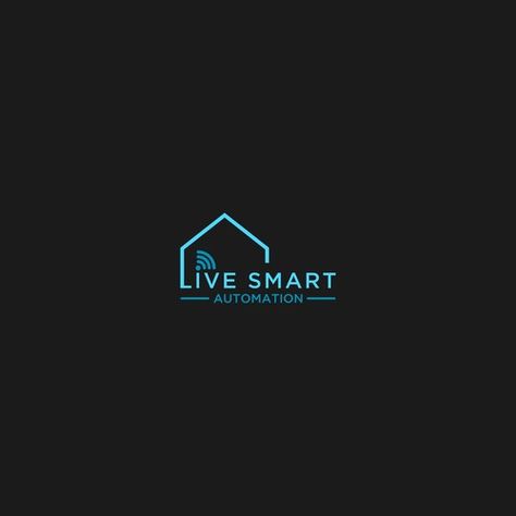 Live Smart Automation - looking for a modern sleek design. will need more work in the future. We are a home security provider who specailize in smart homes/ home automation. Smart Home Logo Ideas, Automation Logo Design, Home Automation Logo, Smart Home Logo Design, Automation Logo, Smart Home Logo, Appliance Logo, Smart Automation, Logo Smart