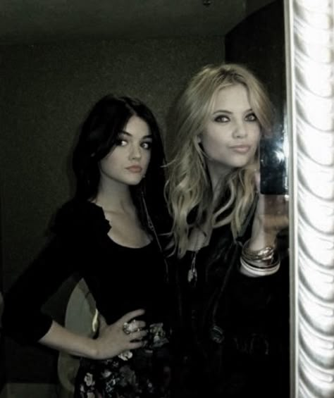 Pll Aesthetic, Pll Cast, Hanna Marin, Aria Montgomery, Lucy Hale, Pretty Little Liars, See More, Tv Shows, Mirror