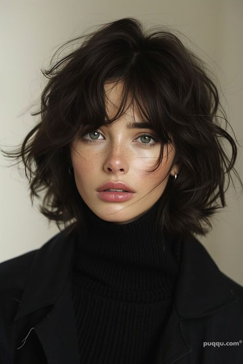 90's Bob Haircut for Old Money Look - Puqqu Haircuts For Circle Faces, Short Hair Circle Face, Circle Haircut, Short Hair Model, Hair Inspiration Short, Short Wavy, Bob Haircut, French Braid, Cortes De Cabello