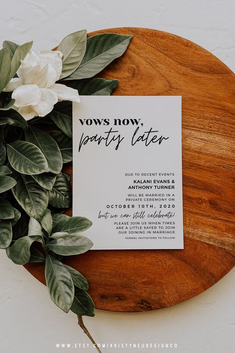 Having an intimate wedding ceremony, but inviting lots of guests to your reception? We've got great ideas for your wedding invitations for reception only! Minimalist Wedding Invitation Modern, Party Timeline, Minimalistic Wedding, Script Text, Photo Thank You Cards, Thank You Photos, Social Event, Minimalist Wedding Invitations, Thank You Note Cards