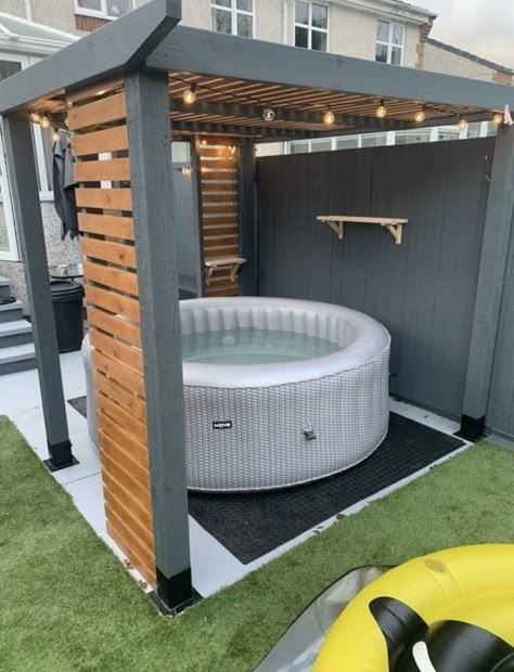 Outside Hot Tub, Hot Tub Bar, Hot Tub Shelters, Hot Tub Privacy, Outdoor Jacuzzi, Backyard Spa, Traditional Joinery, Hot Tub Patio, Hot Tub Gazebo