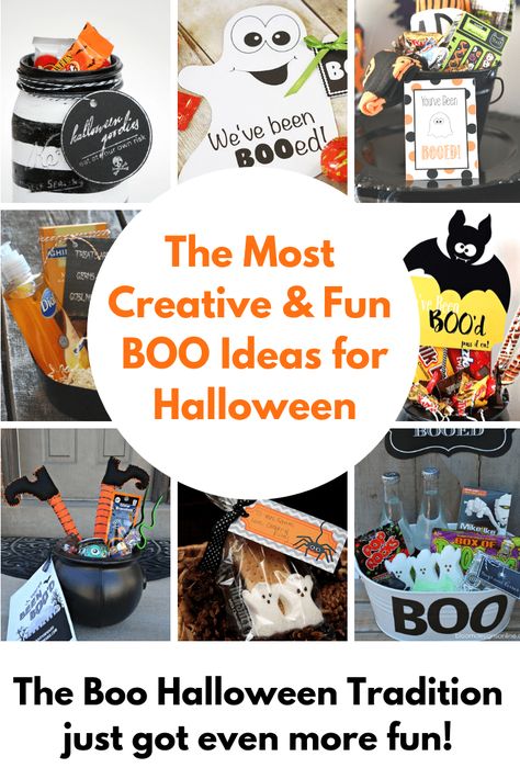 The Most Creative and Cute Ways to Boo! You’ve Been Booed!! Treat someone special this Halloween with these creative and fun Halloween Boo ideas.We have some of the Best Boo-ing ideas for Halloween! Links to printables and creative treats to share with your friends and neighbors. #boo #youvebeenbooed #booingideas #halloweenprintables #halloweengifts #noncandy #neighborhood #booed #boo'd Booing Ideas, You've Been Booed Ideas, Boo Ideas, Treats To Share, Creative Treats, Boo And Buddy, Been Booed, Boo Gift, Halloween Gift Baskets