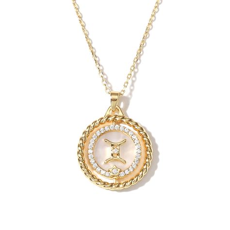 PRICES MAY VARY. ZODIAC NECKLACE DETAILS : Materials: 14K Gold on Brass, Shell, Cubic Zirconia. Measurements: Length: 17.72"(45.0cm) + Extender: 1.97"(5.0cm). Weight: 4.52g. ZODIAC NECKLACE DESIGN : This zodiac necklace features brass shells and is astrology-inspired. Our constellation necklace combines cosmic charm and timeless style, It's a unique gift that will make you shine. ZODIAC NECKLACE : Virgo necklace, Virgo necklace for women, Virgo constellation necklace, Aquarius necklace, zodiac n Galaxy Constellation, Virgo Necklace, Galaxy Jewelry, Fashion Birthday, Brass Shell, Gold Necklace For Women, Astrology Jewelry, Zodiac Sign Necklace, Sign Necklace