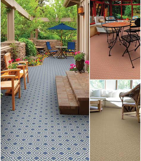 Deck Carpet Ideas, Front Porch Refresh, Porch Refresh, Decks Ideas, Outside Carpet, Screened Porch Decorating, Basement Waterproofing, House Project Ideas, Relaxing Backyard