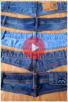 Denim Jeans Diy, Denim Jeans Recycled, Denim Bags From Jeans, Upcycled Denim Diy, Återvinna Jeans, Diy Jeans Crafts, Artisanats Denim, Diy Old Jeans, Diy Bags Jeans