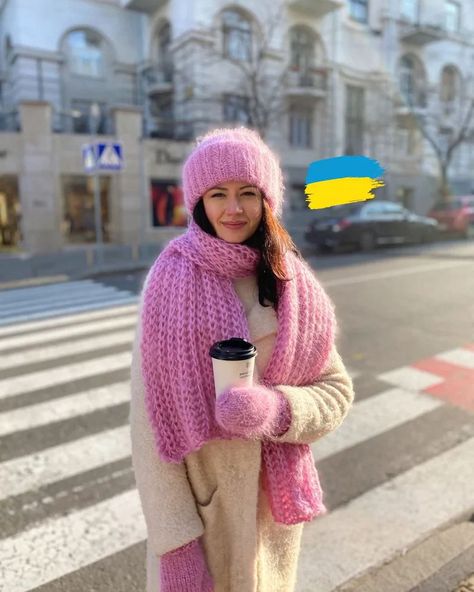 Make a gift to yourself or your loved ones🥰 | Instagram Hand Knitted Mohair Hats For Winter, Winter Yarn Scarves For Gifts, Winter Yarn Scarves Gift, Winter Gift Yarn Scarves, Winter Gift Scarves In Yarn, Winter Yarn Beanie As A Gift, Winter Gift Beanie Made Of Yarn, Winter Gift Beanie, Hand Knitted Mohair Scarf For Winter