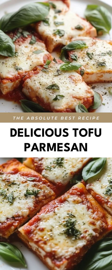 Image for Delicious Tofu Parmesan Tofu Chicken Recipes, Tofu Italian Recipes, Tofu Keto Recipes, Simple Tofu Recipes Healthy, Extra Firm Tofu Recipes For Beginners, Low Calorie Tofu Recipes, Low Carb Tofu Recipes, How To Cook Tofu, Firm Tofu Recipes Easy