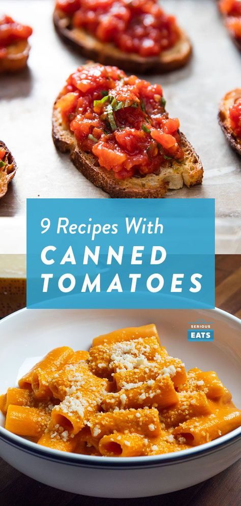 Tomato Canned Recipes, Dishes With Diced Tomatoes, Recipes With Petite Diced Tomatoes, Petite Diced Tomatoes Recipes, Recipes That Use Stewed Tomatoes, Tin Tomatoes Recipes, Canned Tomato Pasta Recipe, Canned Whole Tomato Recipes, What To Make With Diced Tomatoes