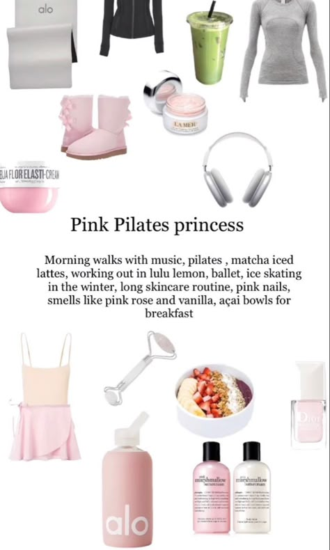 Princess Workout, Pink Pilates Princess Aesthetic, Pilates Princess Aesthetic, Pink Pilates Princess, Pink Plates, Sport Quotes Motivational, Pretty Pink Princess, Pink Pilates, Pilates Princess