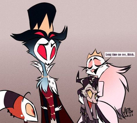 Stella X Striker, Stella Goetia, Stella Helluva Boss, Stella Helluva, Hulleva Boss, Hazbin Fanart, Otp Prompts, Boss Series, Hazbin Hotel Angel