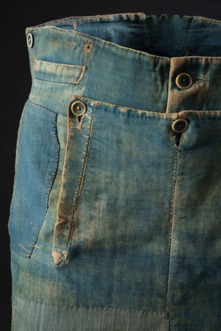 19th Century Men, Jeans Recycling, Moda Denim, Mens Work Pants, Denim Workwear, Denim Projects, Elsa Schiaparelli, Vintage Workwear, Period Outfit