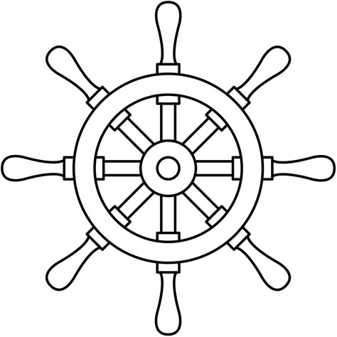 Anchor Coloring Page, Anchor Drawings, Lézervágott Fa, Nautical Crafts, Drawing Color, Ship Wheel, Coloring Art, Quilling Patterns, Funny Tattoos