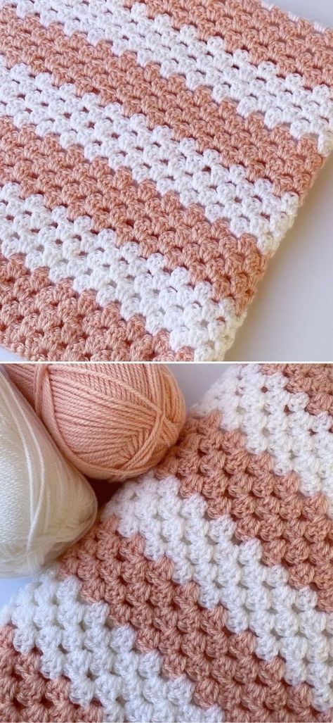 Crochet Blanket Granny Stripe, Granny Stripe Crochet, Granny Stripe Blanket, Striped Crochet Blanket, Crochet Throw Pattern, Crochet Baby Blanket Free Pattern, Crochet Blanket Pattern Easy, Crochet Afghan Patterns Free, Easy Crochet Blanket