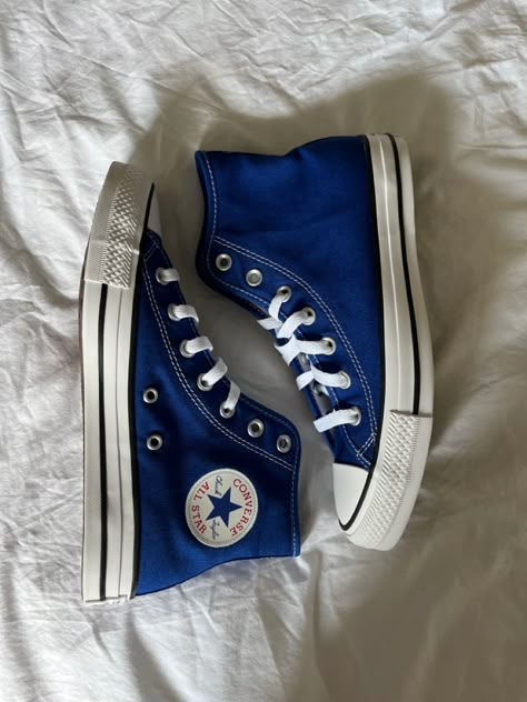 Rush Blue Converse, Converse Bleu, Zapatillas All Star, Cute Converse Shoes, Cute Converse, Dr Shoes, Blue Converse, Star Blue, Hype Shoes