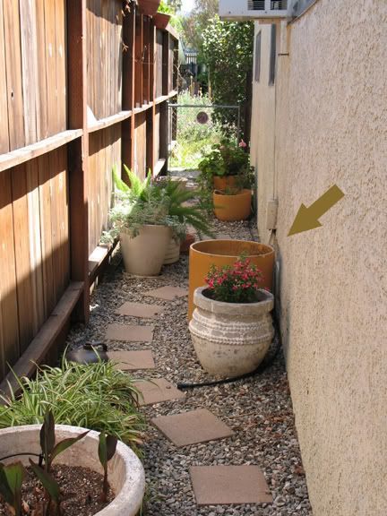 Get inspired to transform an unusued side yard alongside your home into a vibrant oasis. #landscaping #backyard #frontyard Small Patio Ideas Townhouse, Narrow Garden, Side Yard Landscaping, Side Yards, Garden Idea, Garden Wallpaper, Backyard Lighting, Side Garden, Dead Space