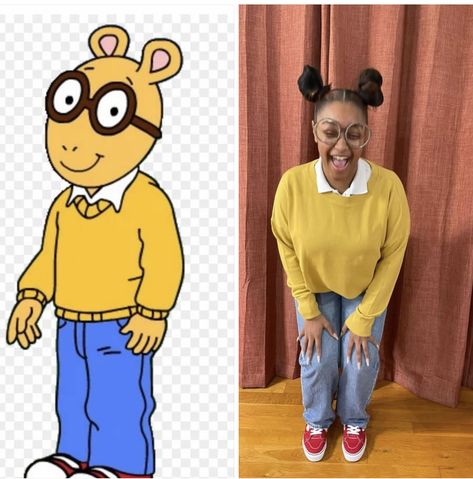 Easy Costume Ideas For School, Cartoon Characters Spirit Week, Cute Halloween Costumes Work Appropriate, 90 Cartoon Characters Costumes, Nerdy Outfits For School Spirit Week, Characters To Be For Spirit Week, Twitches Movie Halloween Costume, Character Day School Spirit Week, Black Cartoon Characters Costumes