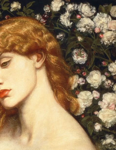 Details of Lady Lilith, Dante Gabriel Rossetti, 1866–1868. Lady Lilith, Gabriel Rossetti, Pre Raphaelite Art, Dante Gabriel Rossetti, Rennaissance Art, Pre Raphaelite, 수채화 그림, Old Paintings, Aesthetic Painting