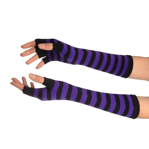 Purple Black Stripes Fingerless Gloves Gloves ($13) ❤ liked on Polyvore featuring accessories, gloves, purple fingerless gloves, purple gloves, arm warmer gloves, striped arm warmers and fingerless arm warmers Purple Arm Warmers, Striped Arm Warmers, Striped Fingerless Gloves, Fingerless Arm Warmers, Purple Gloves, Striped Gloves, Gloves Fingerless, Scene Girls, Scene Kids