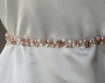 This item is unavailable Rhinestone Wedding Dress, Belt Wedding Dress, Wedding Anklets, Pearl Belt, Pearl Bridal Headband, Wedding Dresses Blush, Wedding Belt, Wedding Dress Belt, Wedding Dresses With Straps