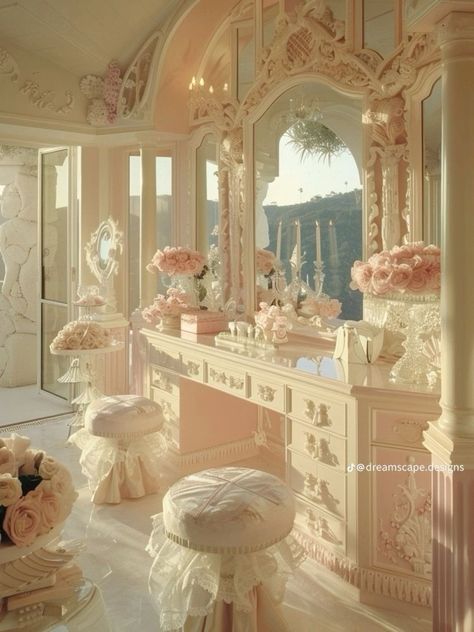 Dream Bedroom Inspiration, Fantasy Rooms, My Vanity, Dream Life House, Bedroom Artwork, Princess Room, Cute Bedroom Decor, Dream House Rooms, Pretty Room