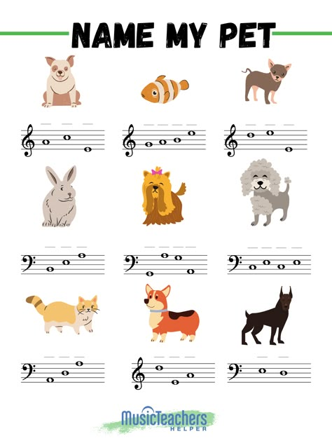 Fun Music Activities For Kids, Musical Games For Kids, Base Clef, Orchestra Classroom, Music Theory Piano, Music Education Activities, Band Room, Music Theory Lessons, Music Theory Worksheets