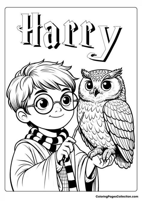 owl coloring pages Owl Coloring Page, Kids Colouring Printables, Simple Owl, Harry Potter Coloring Pages, Imprimibles Harry Potter, Owl Printables, Owl Coloring, Harry Potter Art Drawings, Harry Potter Painting