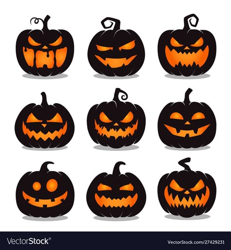 Halloween Classroom Decorations, Halloween Cupcake Toppers, Pumpkin Drawing, Pumpkin Printable, Scary Decorations, Halloween Cupcake, Adornos Halloween, Easy Halloween Crafts, Black Pumpkin