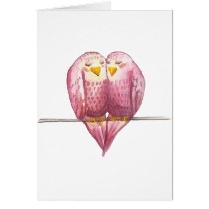 Valentine Painting, Valentines Idea, Valentines Day Cards Handmade, Valentine Art Projects, Valentines Watercolor, Easy Valentine Crafts, Whimsical Art Paintings, Animal Watercolor, Valentine Cards Handmade