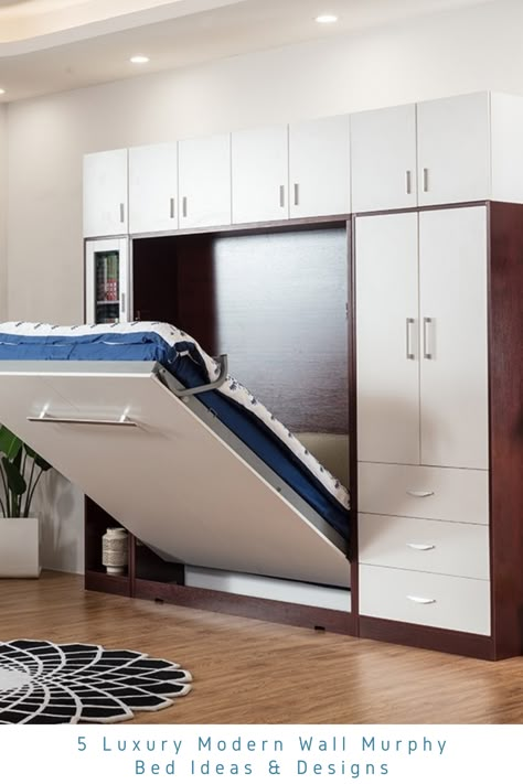 The best modern wall murphy bed designs and ideas trending. These luxury models are comfortable, quality materials, customizable, and modern.