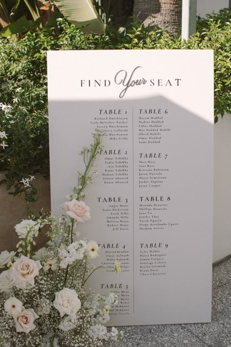 Ceremony Aisle Flowers, Wedding Seating Chart Display, Vip Table, Reception Stage, Unique Seating, Wedding Edit, Find Your Seat, Chart Ideas, Seating Plan Wedding