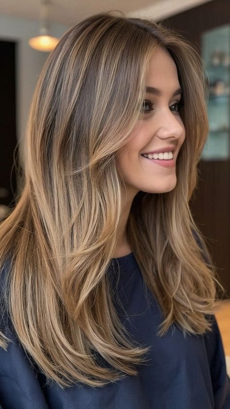 Haircuts For Long Hair With Layers, Brown Hair Inspo, Hairstyles For Layered Hair, Long Layered Haircuts, Hair 2024, Haircuts Straight Hair, Haircuts For Medium Hair, Long Layered Hair, Haircuts For Long Hair