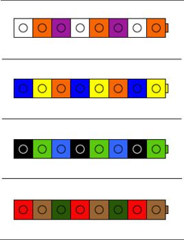 Snap Cube Patterns Ef9 83A Preschool Math Games Printables, Snap Cube, Cubes Math, Coping Skills Worksheets, Cube Template, Lego Math, Preschool Patterns, Preschool Math Games, Ab Patterns