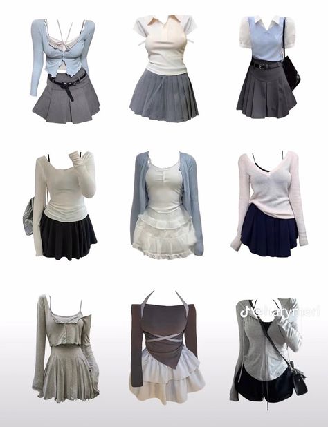 Girly Girly Outfits, Casual Cute Dress, Cool Toned Clothes, Innocent Outfit Aesthetic, Pretty Party Outfits, Dream Job Outfit, Romantic Style Fashion Inspiration, Aphrodite Outfit Aesthetic, Whiteout Outfit