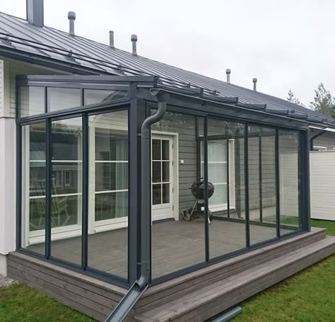 Garden Room Extensions, Screened Porch Designs, Patio Enclosures, Room Extensions, Rooftop Terrace Design, Sunroom Designs, Enclosed Patio, House Extension Design, Glass Room