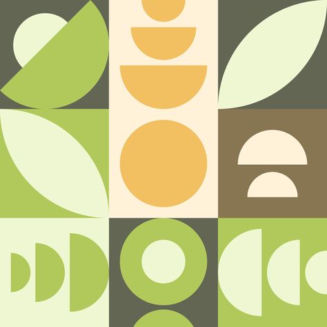 Abstract shapes from nature create a seamless geometric pattern. Vector illustration. - - - #dailyillustrator #geometricillustration #vector #pattern #seamless #vector #cartoon #flower #set #fruit #illustration #food #design #art #icon #tree #card #fun #leaf #summer #nature #wallpaper #decoration #green #baby #vintage Food Geometric Illustration, Geometric Food Pattern, Abstract Fruit Art, Summer Nature Wallpaper, Tree Of Life Logo, Concept Reference, Financial Coaching, Geometric Trees, Seamless Geometric Pattern