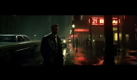 ArtStation - Neo Noir Cyberpunk Movies, Top Down Game, Cinematography Lighting, Filmmaking Inspiration, Neon Noir, Concept Art World, David Fincher, Movie Shots, Film Inspiration