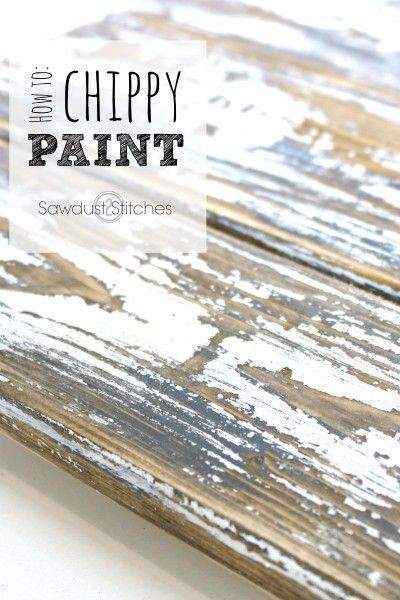 Chippy Paint Technique, Paint Techniques, Chippy Paint, Distressed Furniture, Paint Effects, Distressed Painting, Furniture Finishes, Cheap Furniture, Paint Furniture