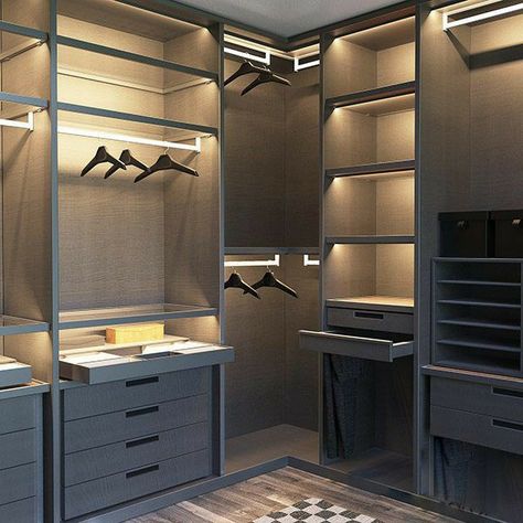 Modern Closet Designs, Wooden Cupboard Design, Wardrobe Design Modern, Bedroom Wardrobe Design, Luxury Closets, Bedroom Ideas For Couples Modern, Closets Design, Dream Closet Design, Wardrobe Door Designs