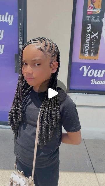 Fulani Braids Hairstyles Kids, Two Layer Braids Hairstyles, Cute Braids Hairstyles For School, Braids For 9 Yrs Old, Braids For 8 Year Girl, Braids Little Black Girls For Kids, Girl Braided Hairstyles, Lemonade Braids With Knotless Kids, Braids For 10 Year Girl